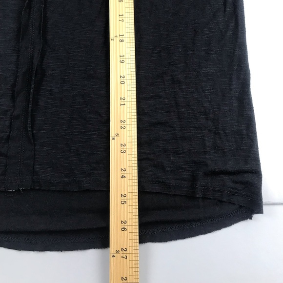 Anthropologie Dolan T Shirt Black V Neck Top M - Picture 4 of 6